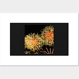 Pixel Firework No.24 Posters and Art